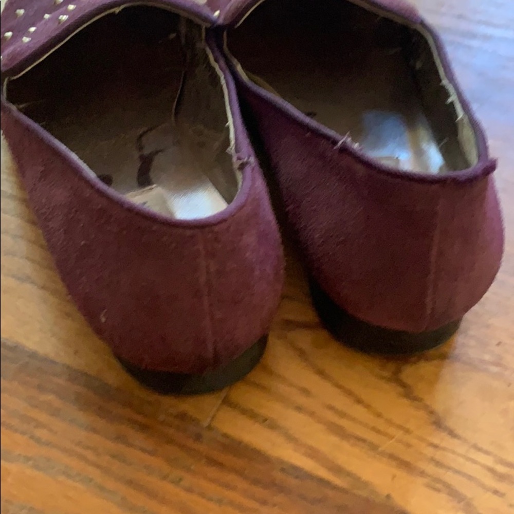 Steve Madden purple suede loafers 7 - Picture 3 of 4